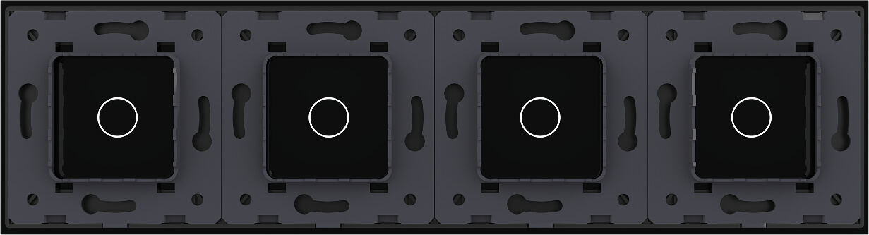 1 Gang + 1 Gang + 1 Gang + 1 Gang Panel