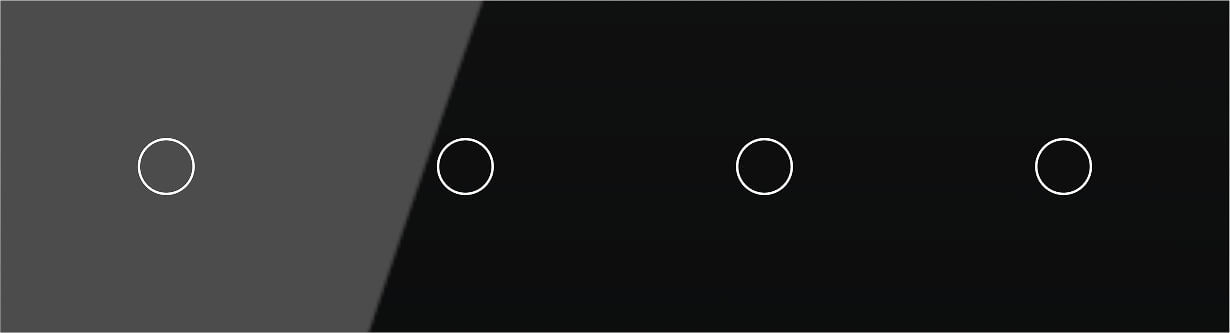 1 Gang + 1 Gang + 1 Gang + 1 Gang Panel