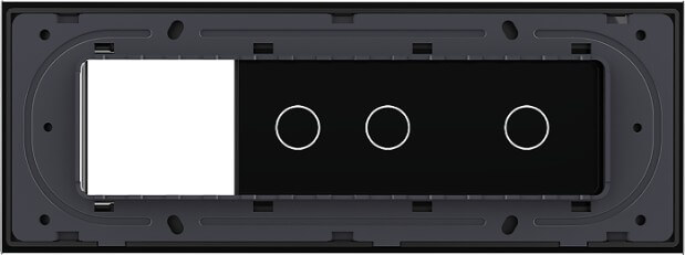 1 Gang + 2 Gang + Frame Glass Panel