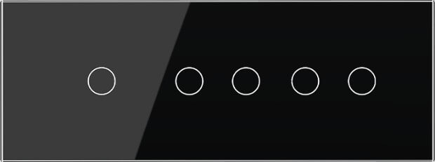 1 Gang + 2 Gang + 2 Gang Panel
